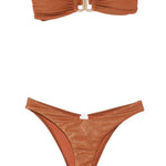Bikini Metallizzato Daylight in marrone Zimmermann - donna 