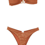 Bikini Metallizzato Daylight in marrone Zimmermann - donna 