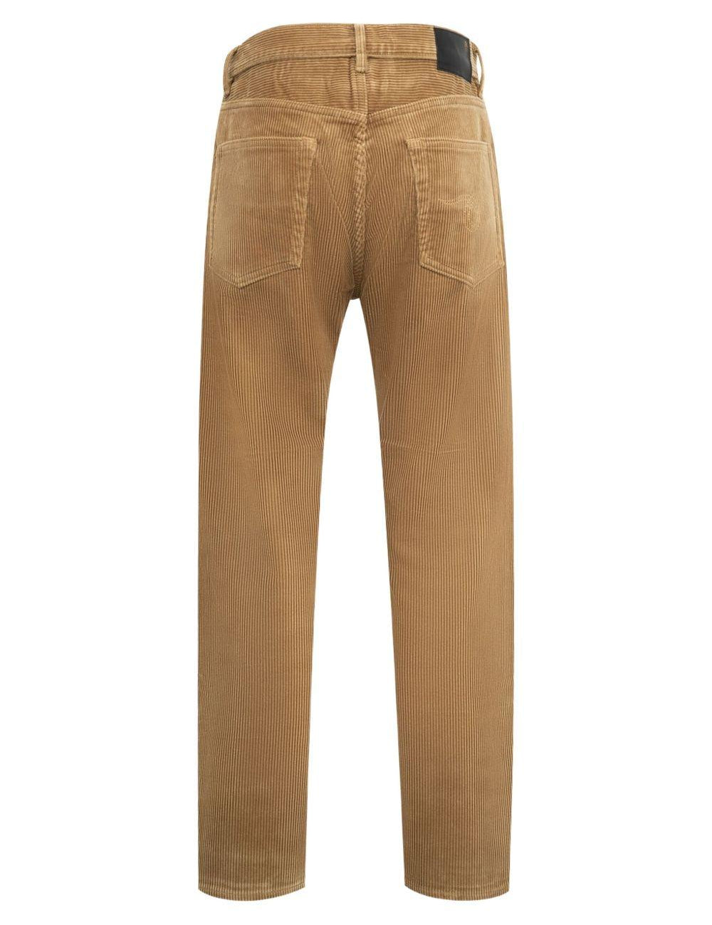 Jeans a coste in marrone R13 - donna 
