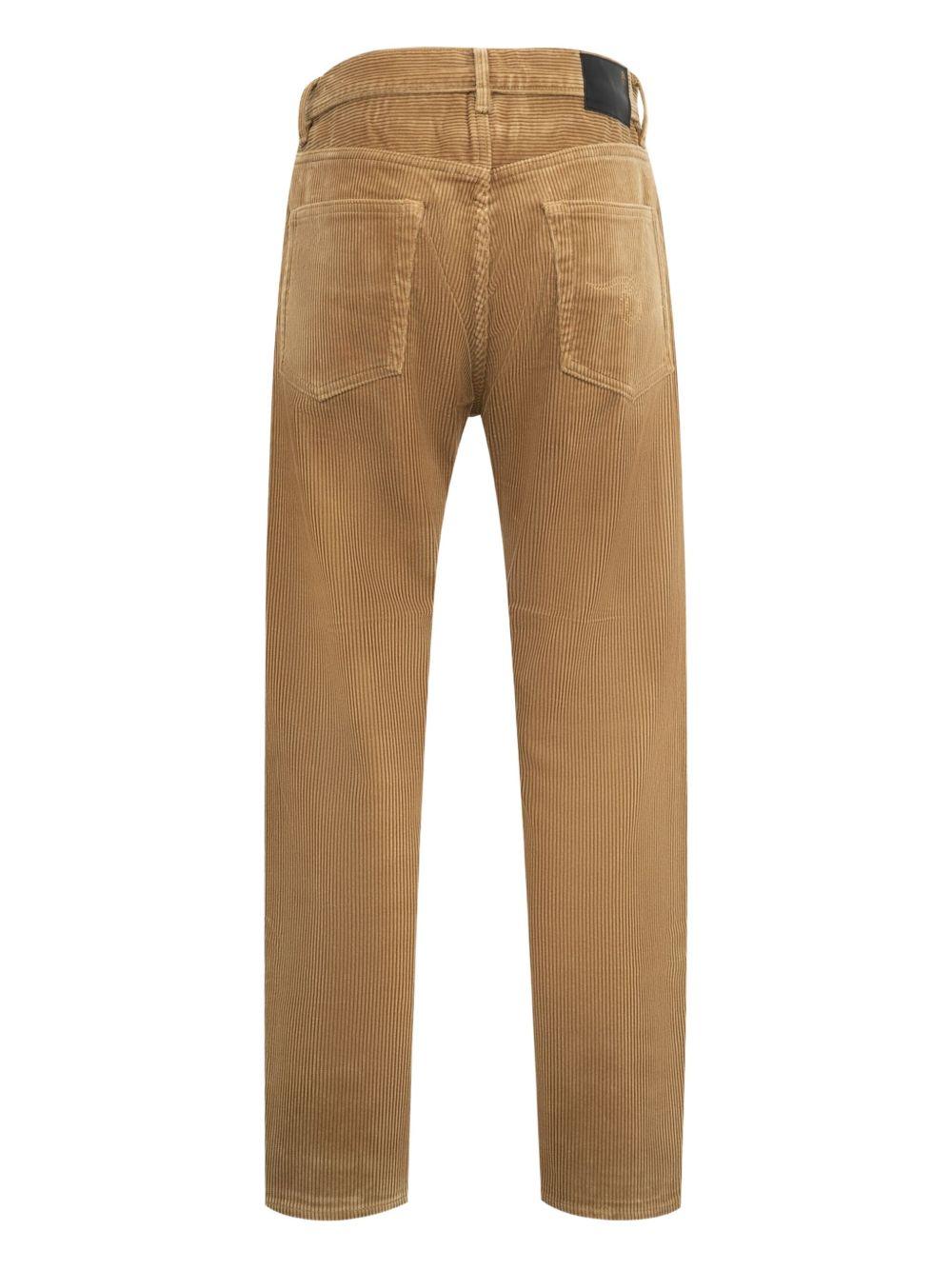 Jeans a coste in marrone R13 - donna 
