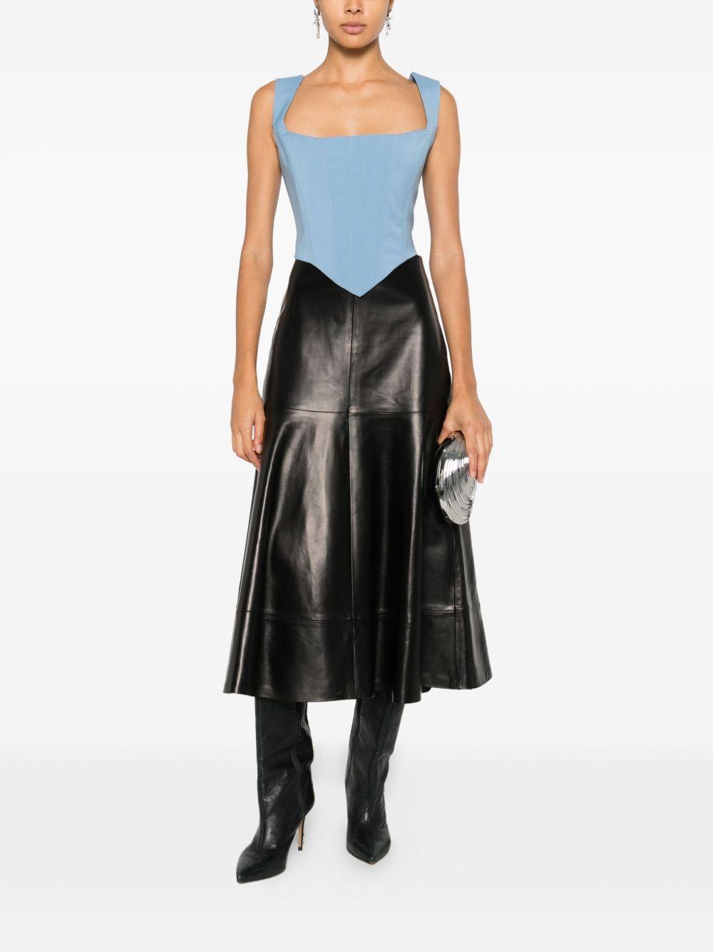 Top con scollo squadrato in blu Giuseppe di morabito - donna 