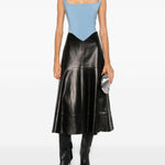Top con scollo squadrato in blu Giuseppe di morabito - donna 