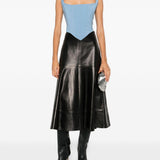 Top con scollo squadrato in blu Giuseppe di morabito - donna 
