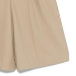 Shorts con pieghe in beige Ami paris - donna 