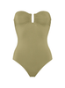 Cassiopée one-piece swimsuit in green