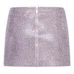 Gonna con catena in viola Self-portrait - donna 