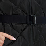 Giacca trapuntata in nero Moncler - donna 