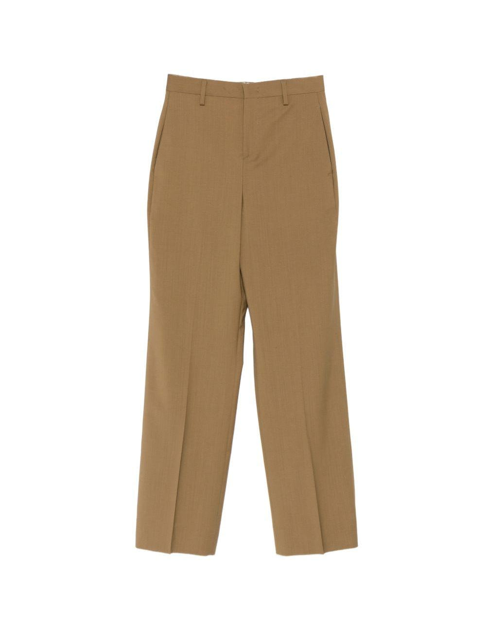 Pantaloni con pieghe stirate in marrone Briglia 1949 - donna 