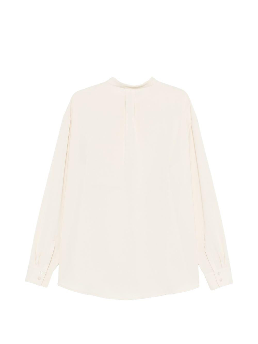 Camicia Mao Dart in avorio Entire Studios - unisex 