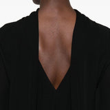 Abito a maniche lunghe Cocoon in nero Toteme - donna 