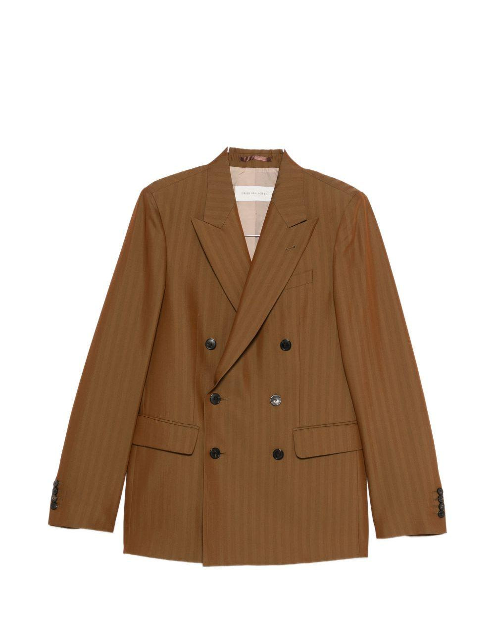 Blazer doppiopetto Barry in marrone Dries van noten - donna 