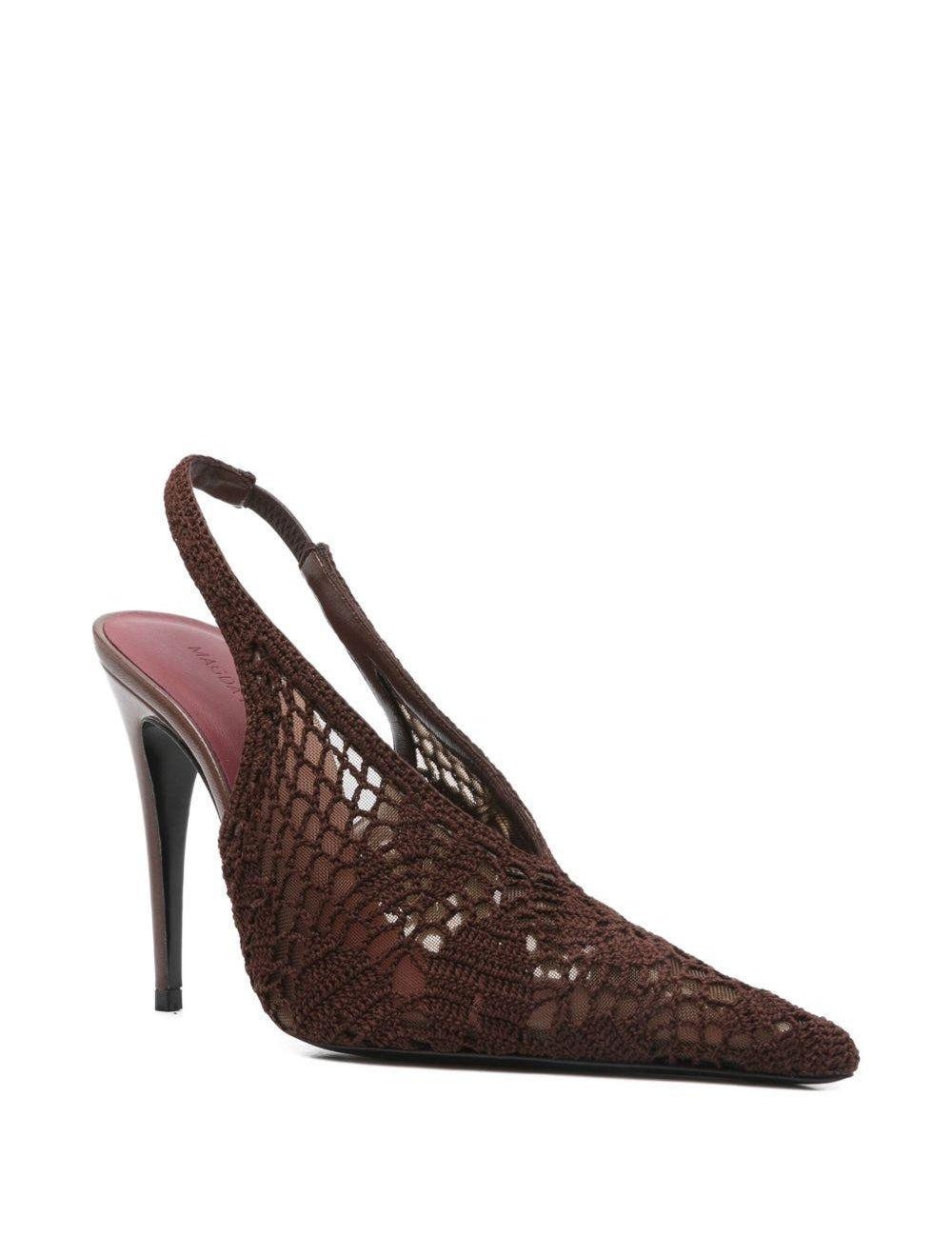 Decollete in crochet in marrone Magda butrym - donna 