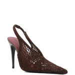 Decollete in crochet in marrone Magda butrym - donna 