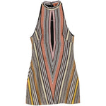 ABITO CORTO SCOLLO ALL'AMERICANA MULTICOLOR MISSONI - DONNA 