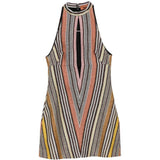 ABITO CORTO SCOLLO ALL'AMERICANA MULTICOLOR MISSONI - DONNA 