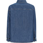 Camicia denim con tasca applicata keanu in blu Darkpark - uomo 