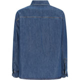 Camicia denim con tasca applicata keanu in blu Darkpark - uomo 