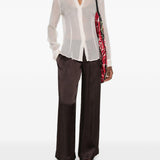 Camicia semi-trasparente cloudy in avorio Dries van noten - donna 