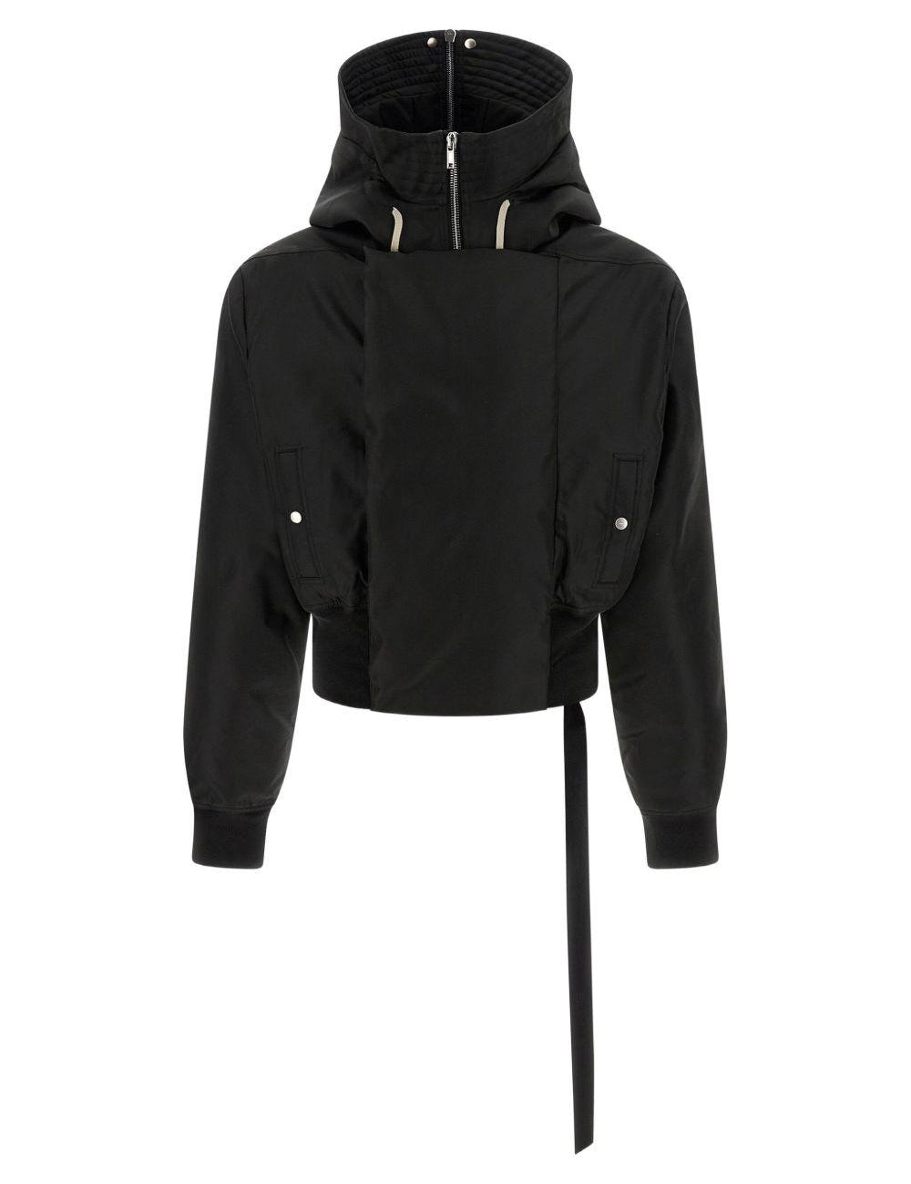 Giacca Alice con zip in nero Rick owens drkshdw - uomo 