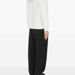 Felpa con cappuccio in bianco Mm6 maison margiela - uomo 