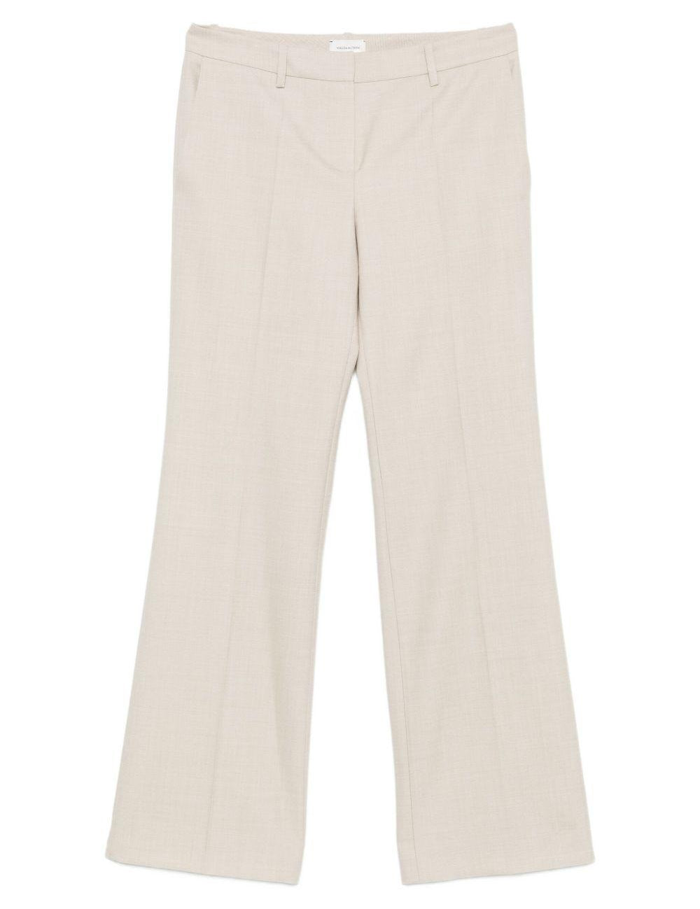 Pantaloni sartoriali in beige Magda butrym - donna 