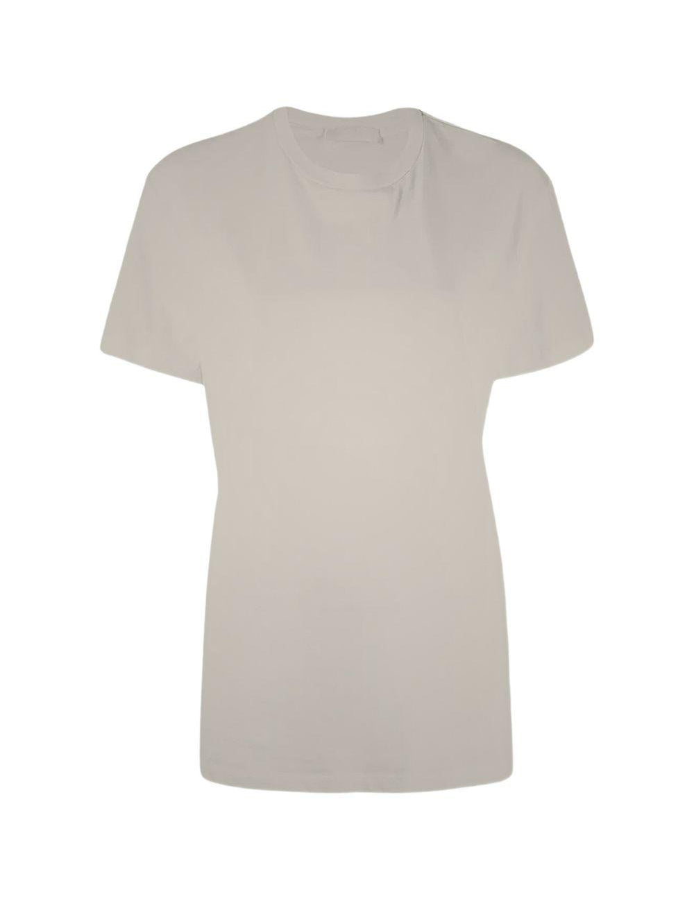 T-shirt girocollo in grigio Wardrobe.Nyc - donna 