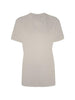 T-shirt girocollo in grigio Wardrobe.Nyc - donna