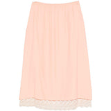 Gonna midi con orlo in pizzo rosa Simone Rocha - donna 