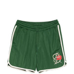 Shorts sportivi con logo in verde Drole de monsieur - uomo 