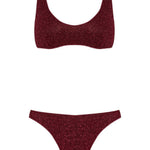Bikini lumiere sporty in bordeaux Oséree - donna 