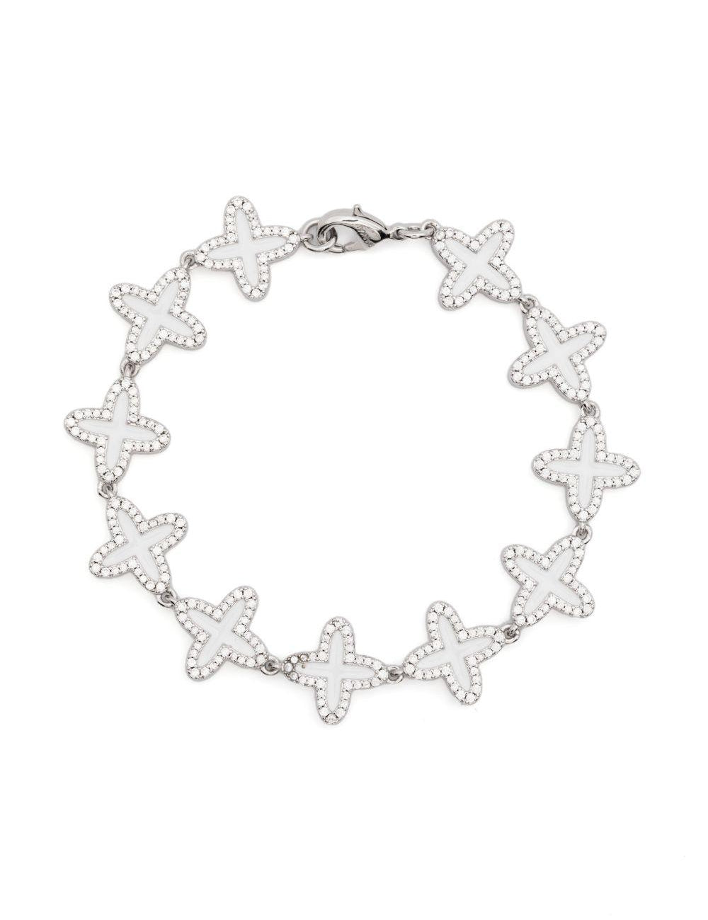 Bracciale Clover in argento Darkai - unisex 