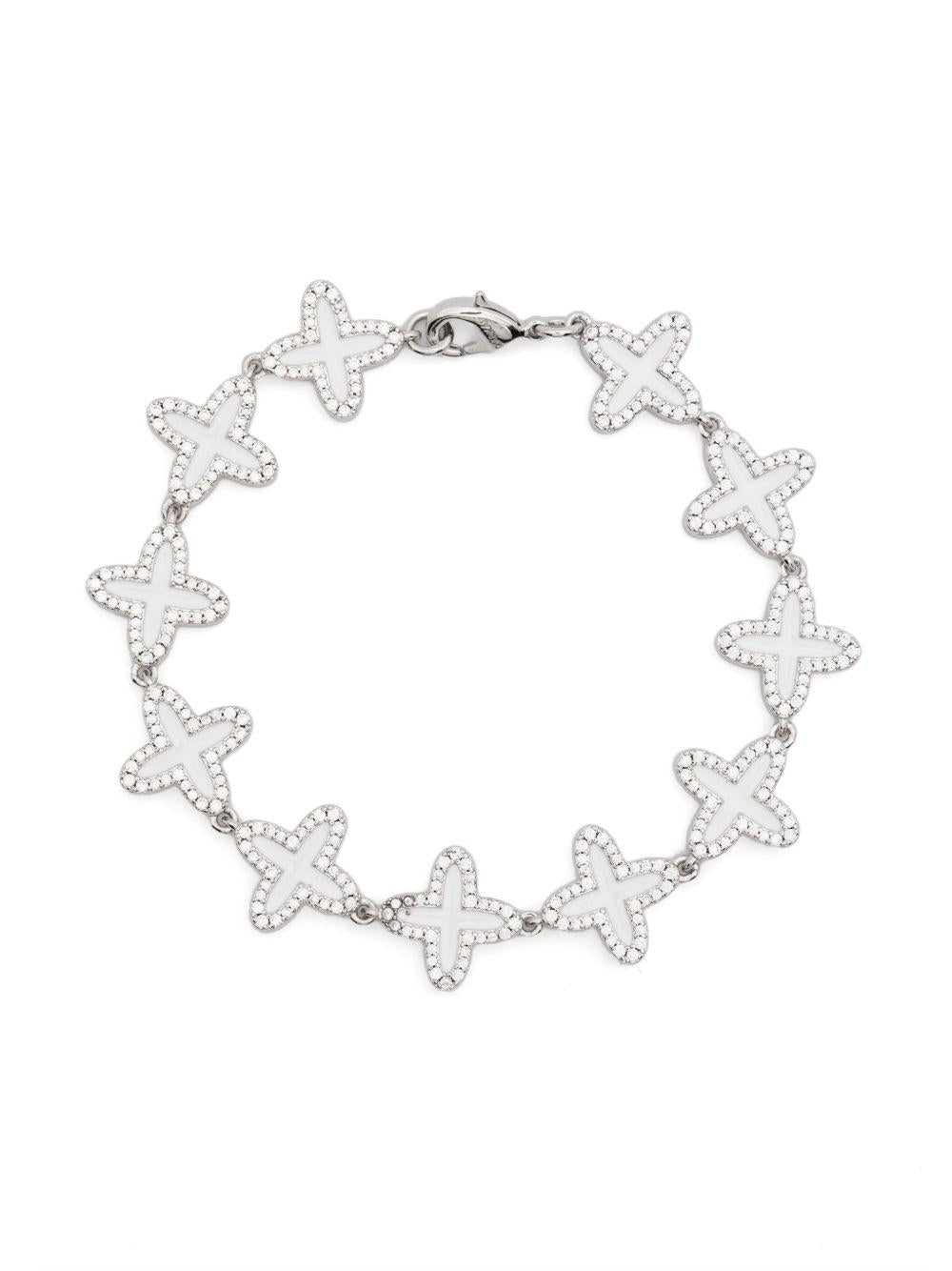 Bracciale Clover in argento Darkai - unisex 