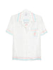 Camicia con stampasul retro in bianco Casablanca - donna