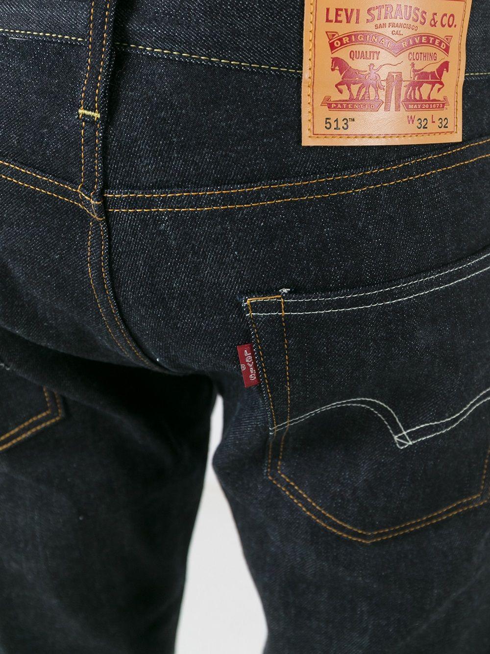 Jeans crop a gamba dritta in blu Junya watanabe - uomo 