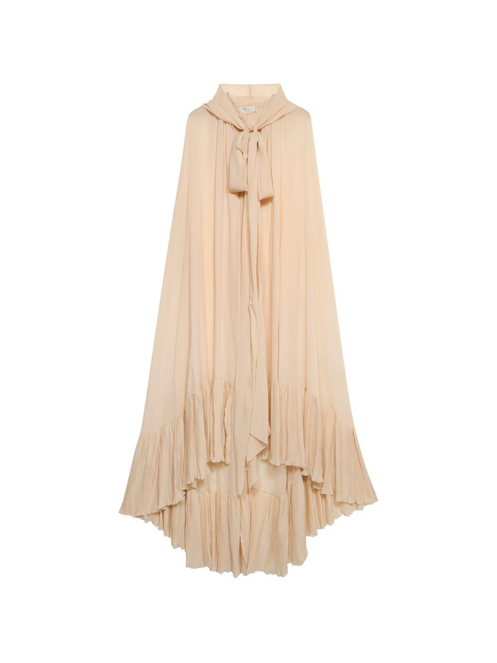 Top lungo con cappuccio in beige Blumarine - donna 