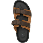 Ciabatte con cinturino touch-strap in marrone Veja - uomo 