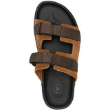Ciabatte con cinturino touch-strap in marrone Veja - uomo 