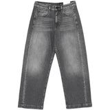 Jeans con toppa e logo Hattie in grigio Ag jeans - donna 