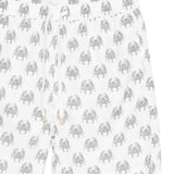 Pantaloncini da bagno con stampa granchio in bianco e nero Eleventy - uomo 