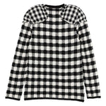 Maglia con spalline in bianco e nero Comme Des Garçons - donna 
