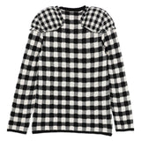 Maglia con spalline in bianco e nero Comme Des Garçons - donna 