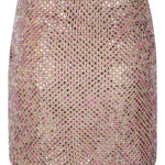 Minigonna con decorazione in rosa Self-Portrait - donna 