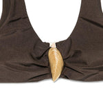 BIKINI TOP VEyRA SHELL in marrone Simkhai - donna 