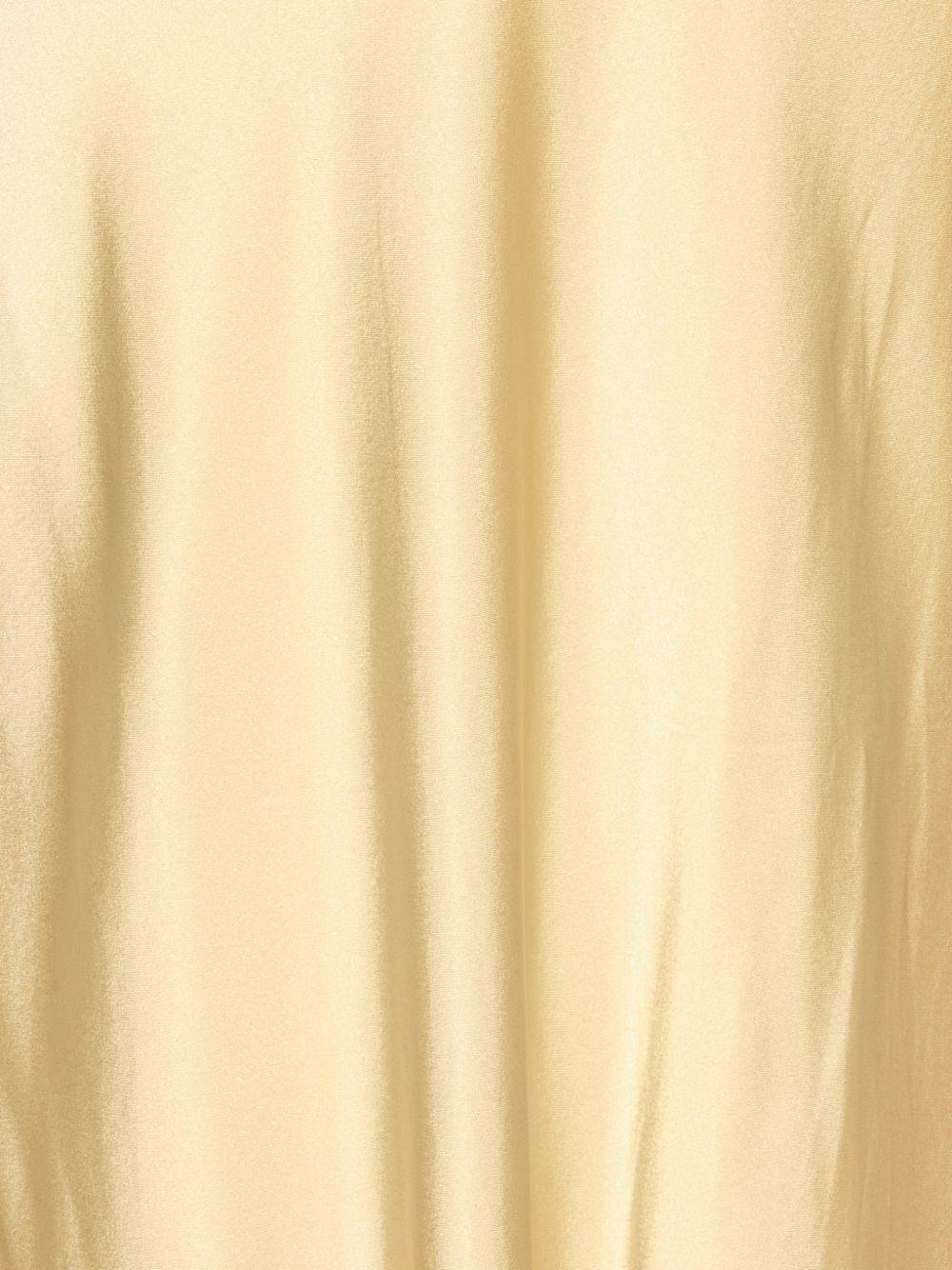 Abito lungo in chiffon giallo ROTATE - donna 