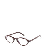 Occhiali Lex con montatura ovale in borgogna Chimi - unisex 