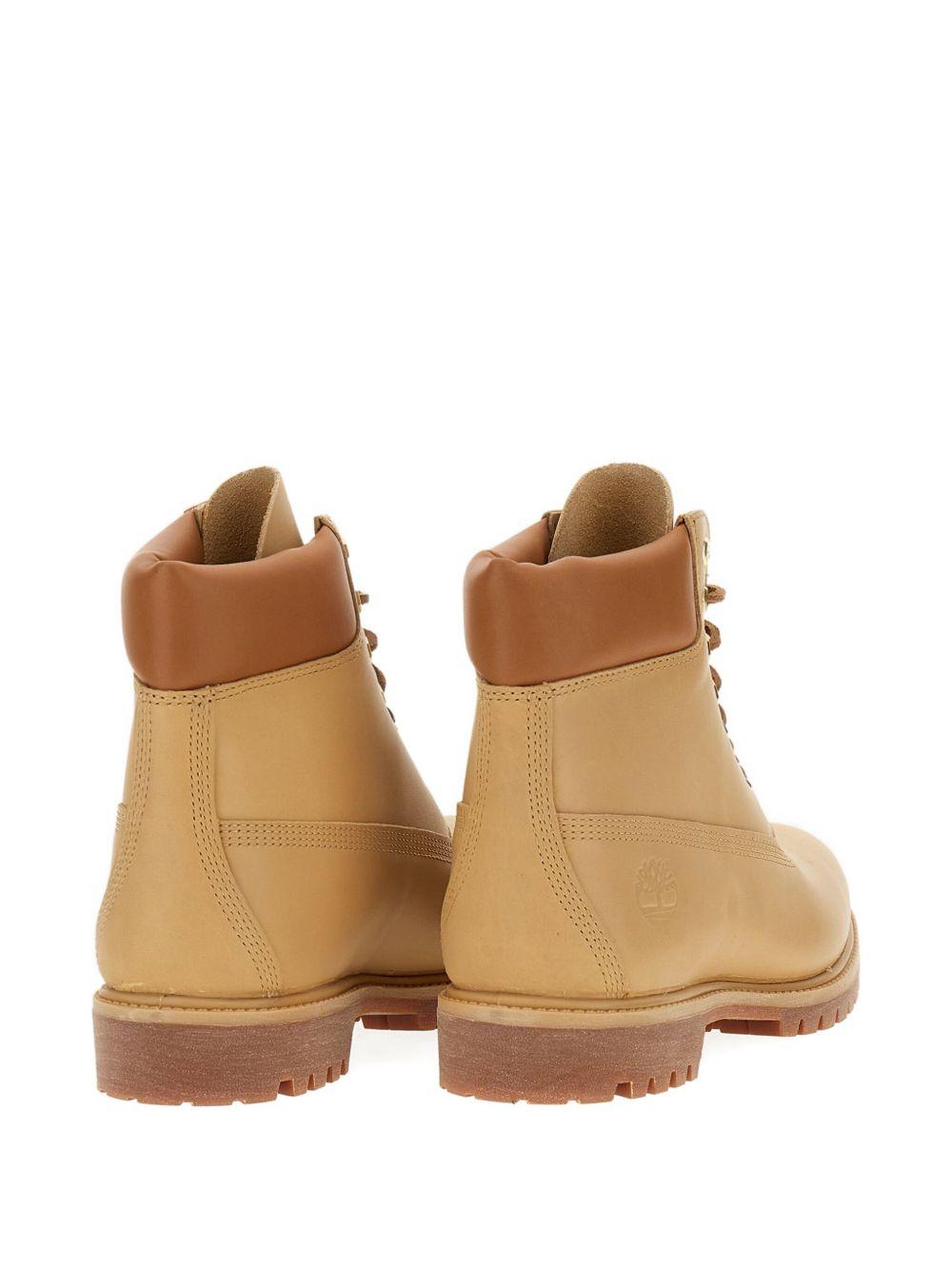 Stivali in pelle in beige Timberland - uomo 