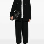 Camicia con abbottonatura in nero Undercover - uomo 