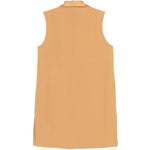 Gilet con collo a sciallo in giallo Antonelli - donna 