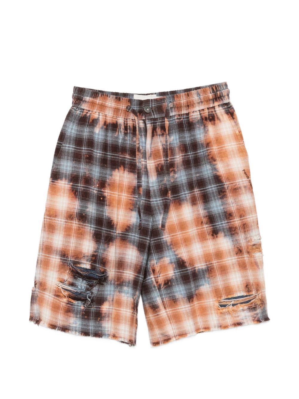 Shorts a quadri multicolore Feng chen wang - uomo 