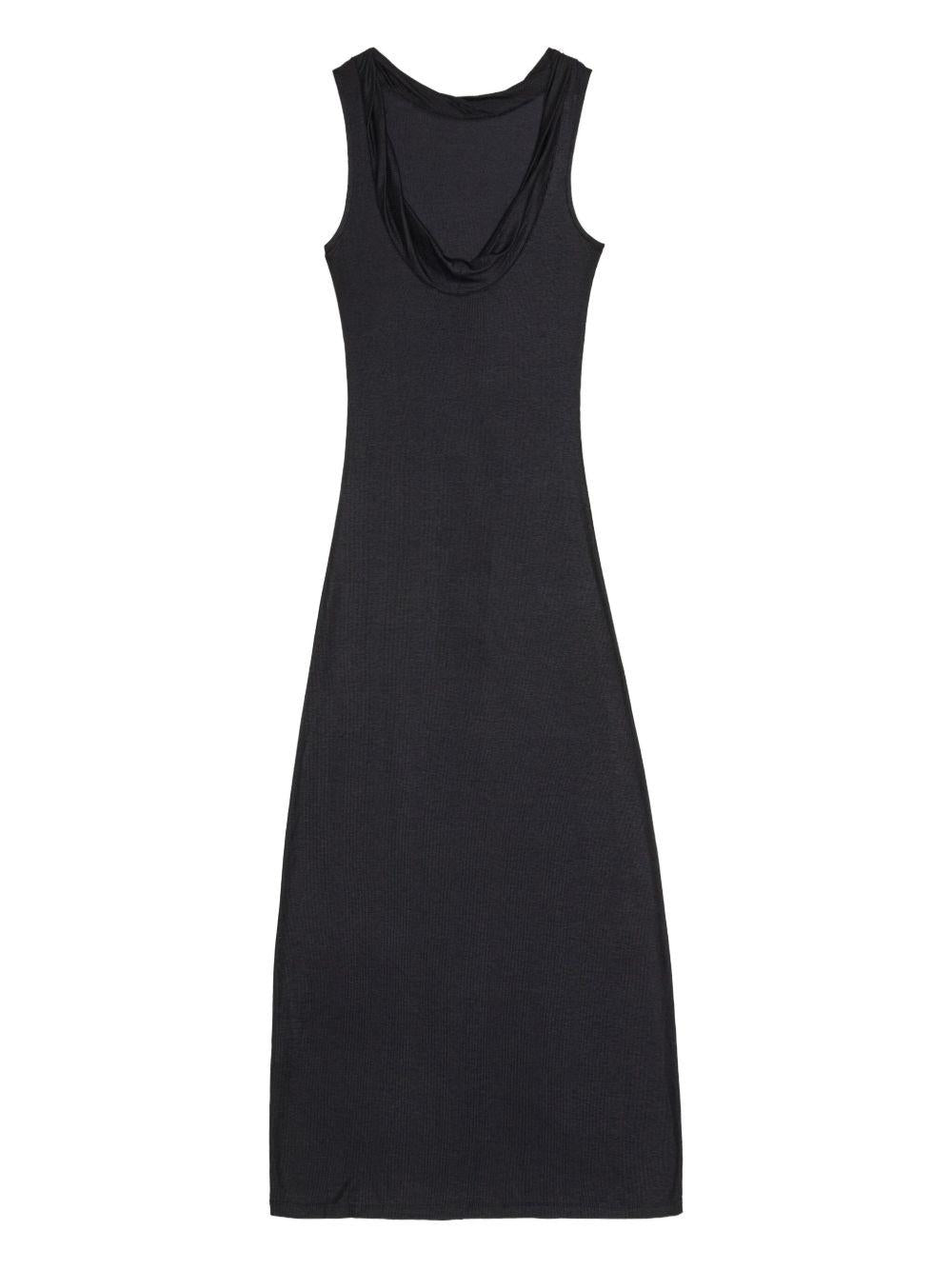 Abito lungo smanicato in nero Remain - donna 